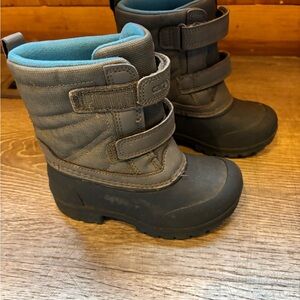 Carter's Gray and Blue Kids Boots